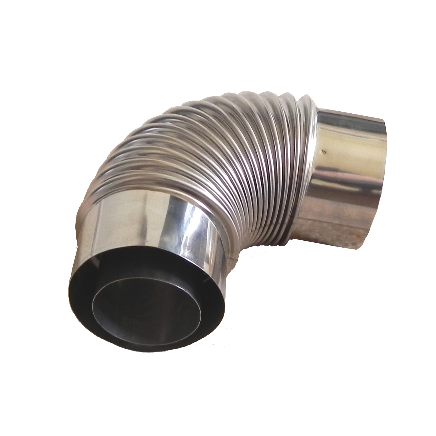 90* Co-Axial Stainless Steel Direct Vent Pipe Elbow